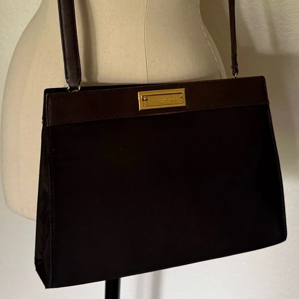 VTG Donna Karan Shoulder/Crossbody Bag~Brown